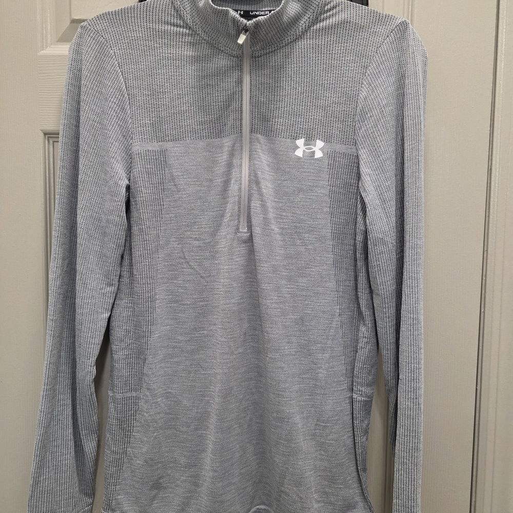 Under Armour Light Gray Performance Pullover